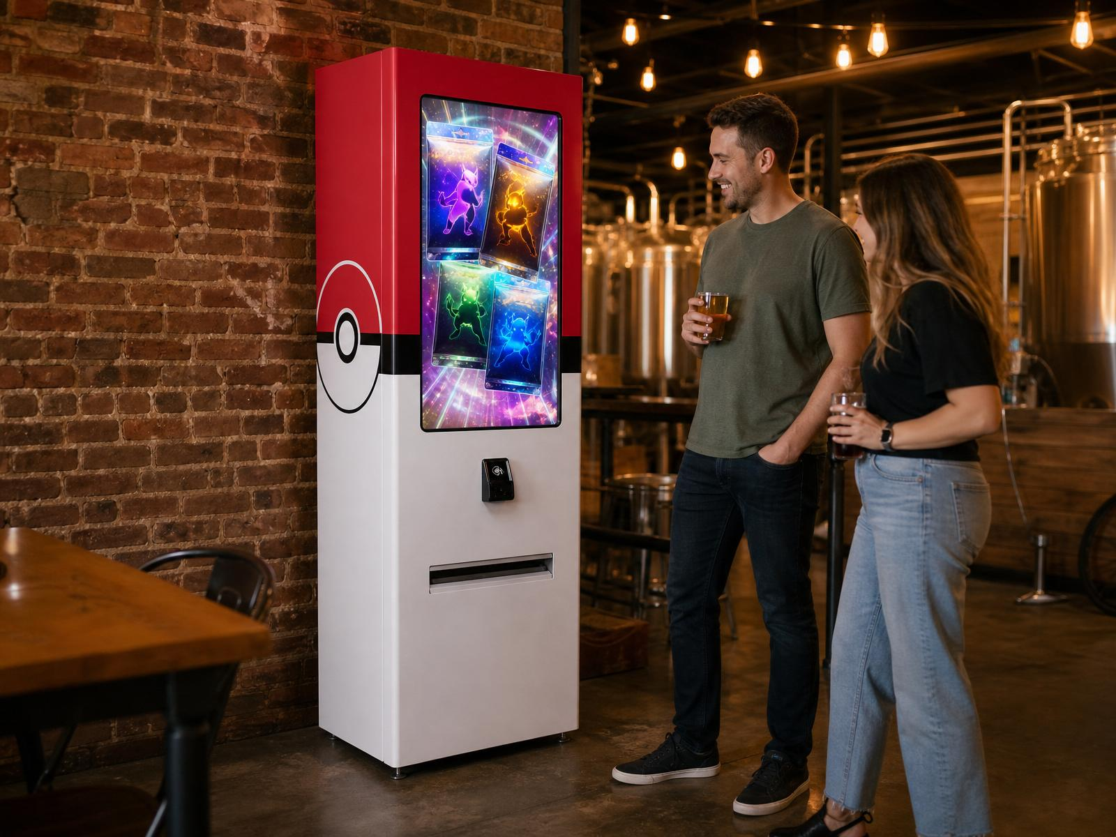 Cincy Card Vending machine at Wandering Monsters Brewing