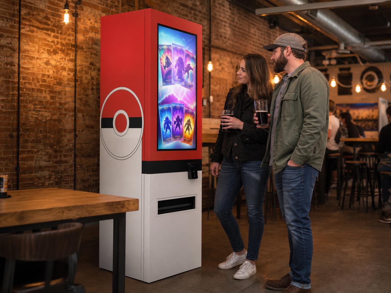 Cincy Card Vending machine placed in a Cincinnati brewery